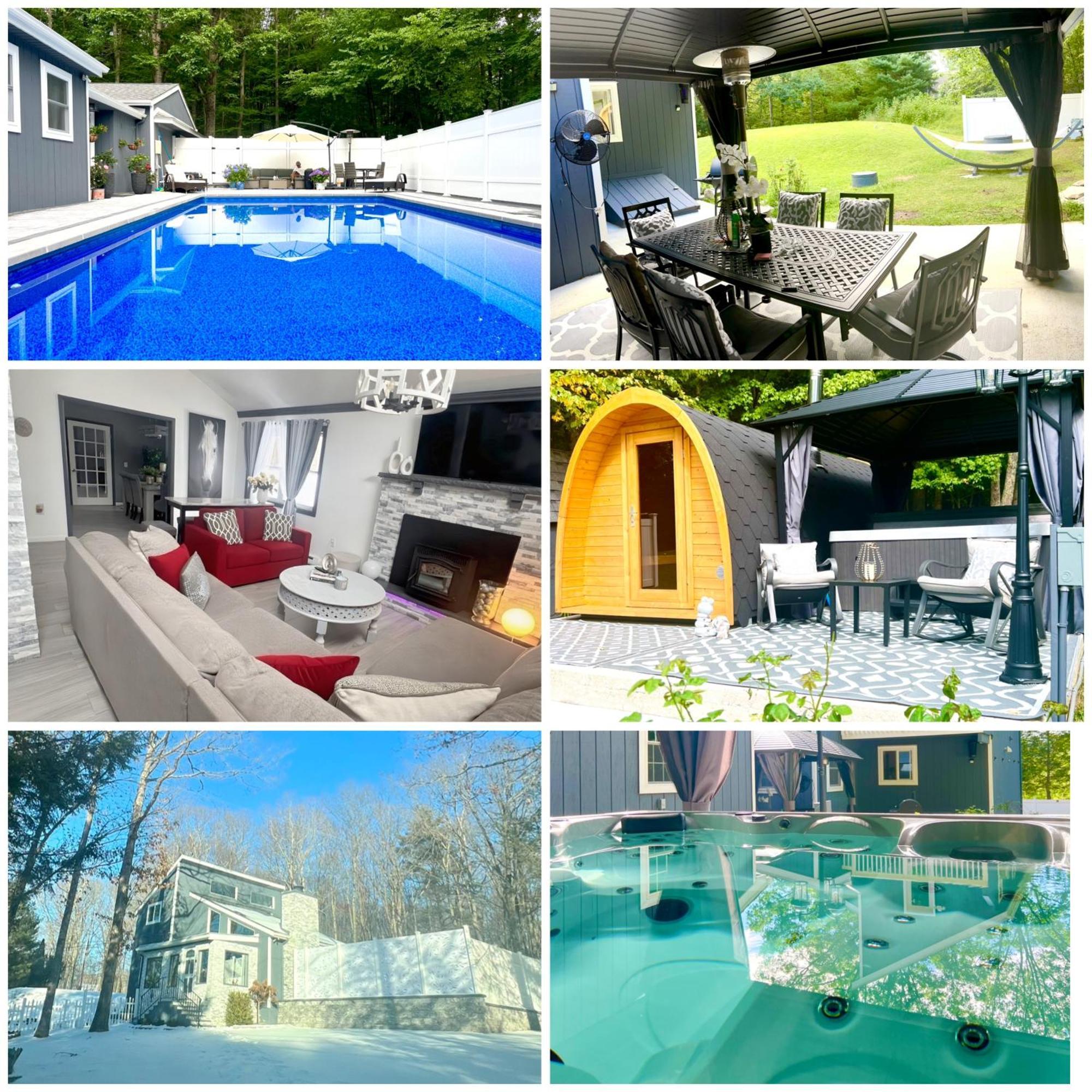 Amazing Poconos House . Sauna/Hot Tub/Private Pool East Stroudsburg Kültér fotó